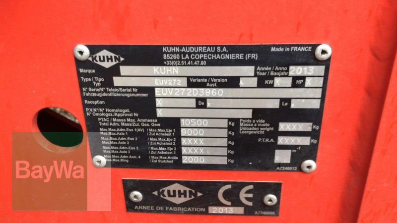 Futtermischwagen typu Kuhn EUROMIX 1670 EUV272, Gebrauchtmaschine v Mindelheim (Obrázek 21)