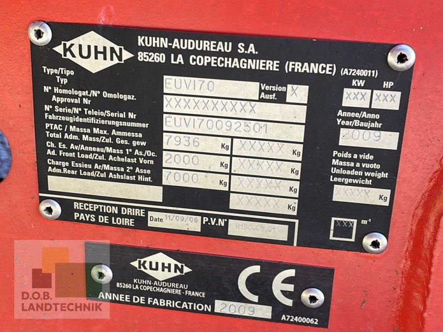 Futtermischwagen от тип Kuhn Euromix1, Gebrauchtmaschine в Lauterhofen (Снимка 14)