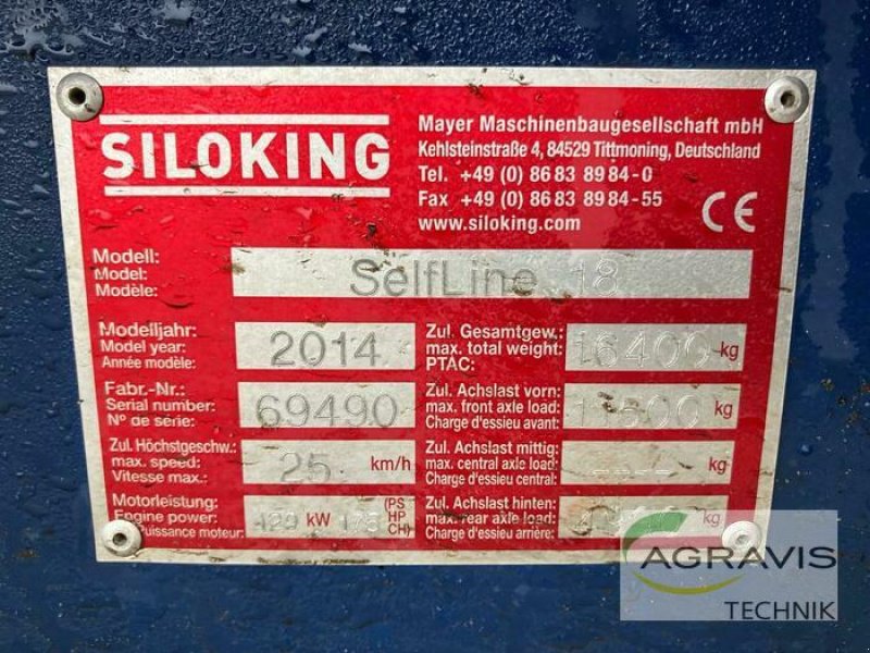 Futtermischwagen a típus Mayer SELFLINE PREMIUM 18, Gebrauchtmaschine ekkor: Bardowick (Kép 10)