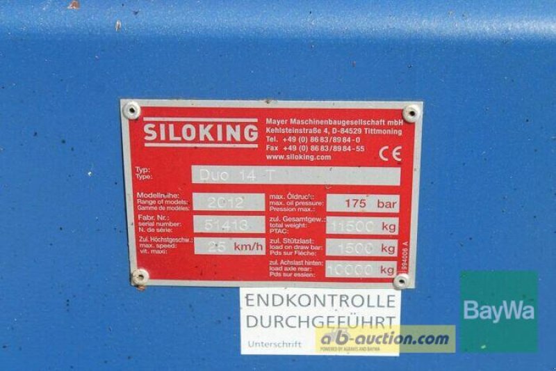 Futtermischwagen del tipo Siloking DUO 14 T, Gebrauchtmaschine en Straubing (Imagen 9)