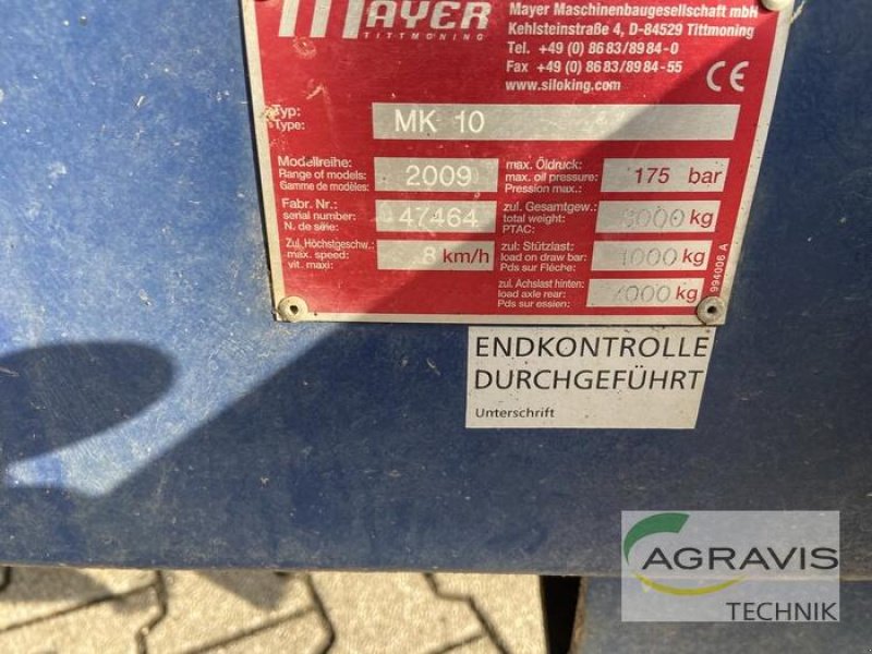 Futtermischwagen typu Siloking MK 10, Gebrauchtmaschine w Alpen (Zdjęcie 7)