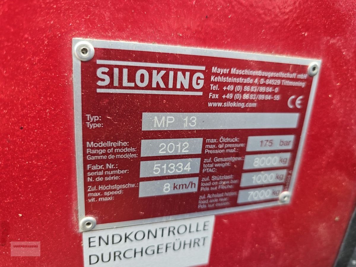 Futtermischwagen del tipo Siloking Premium 13 m³ MP-13 Absoluter TOP ZUSTAND!, Gebrauchtmaschine en Tarsdorf (Imagen 25)
