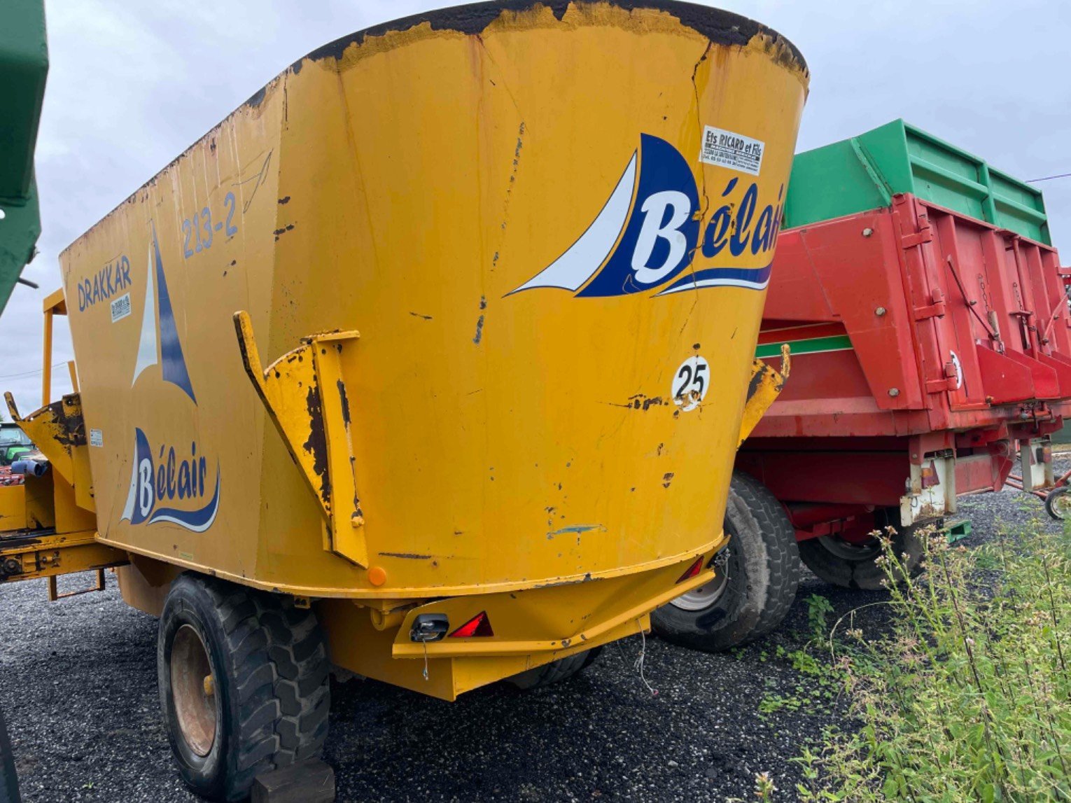 Futtermischwagen van het type Sonstige Mélangeuse 213-2 Belair, Gebrauchtmaschine in LA SOUTERRAINE (Foto 5)