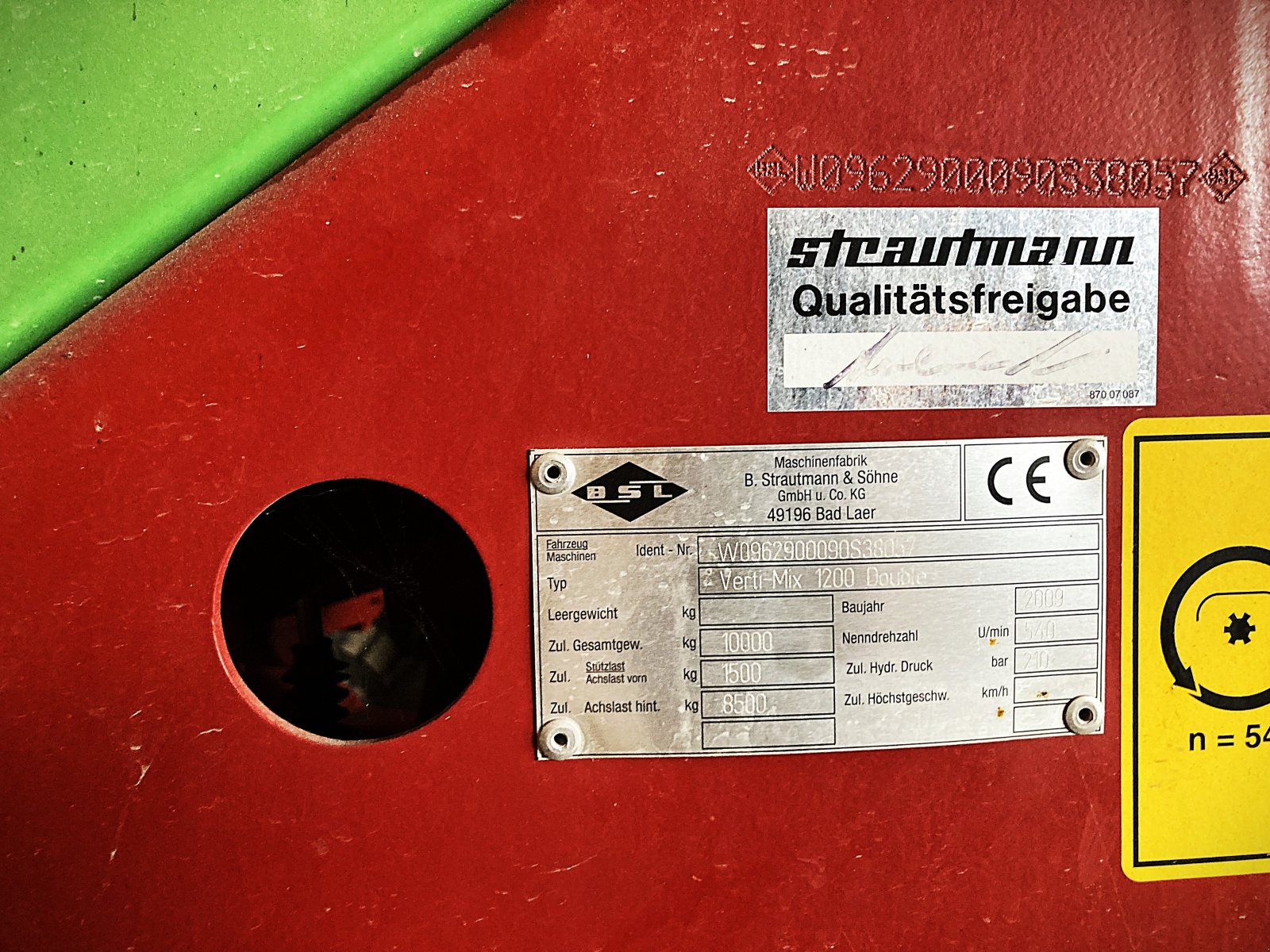 Futtermischwagen типа Strautmann Verti-Mix 1200 Double, Gebrauchtmaschine в Murnau (Фотография 5)