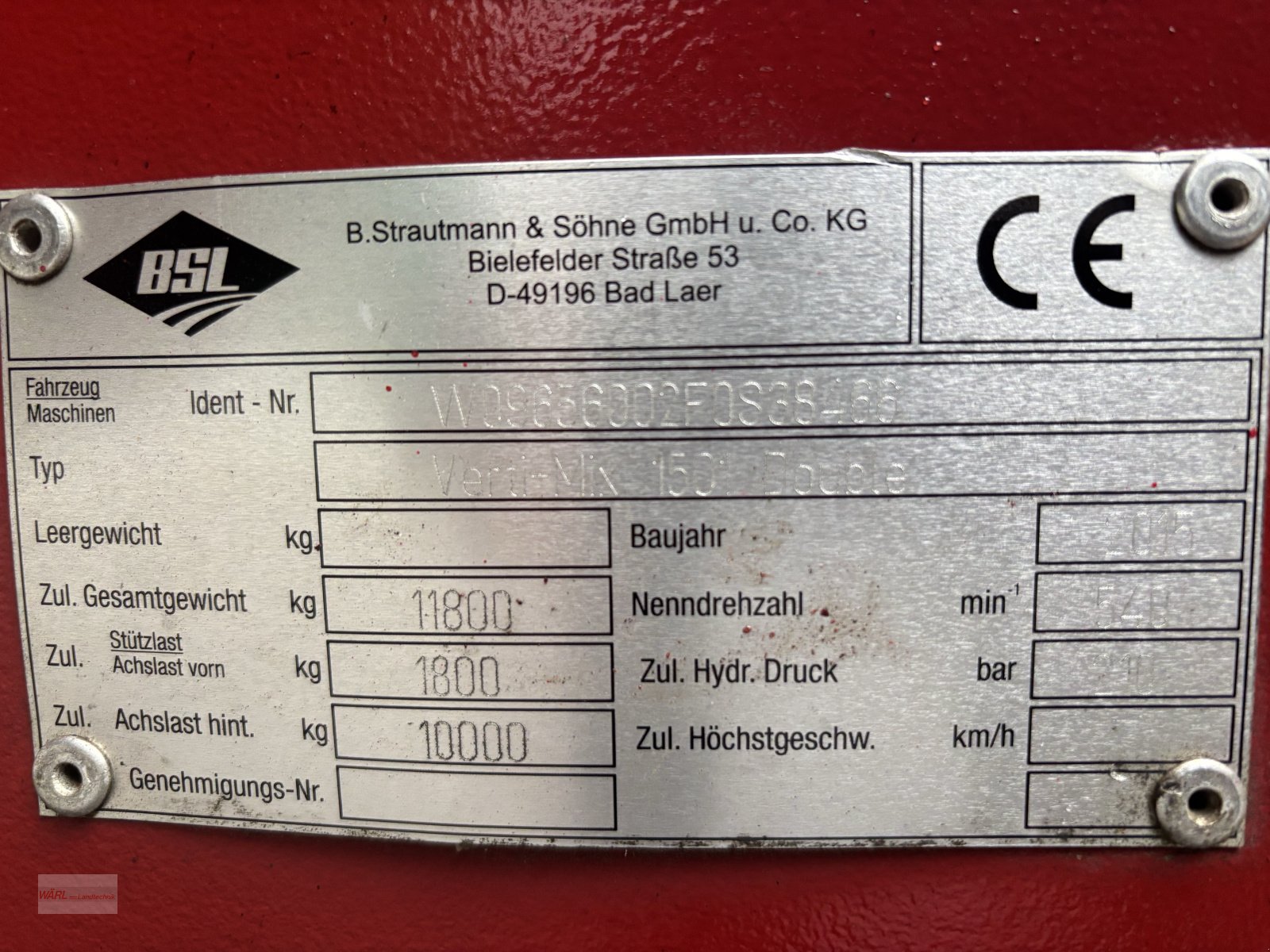 Futtermischwagen du type Strautmann Verti-Mix 1501 Double, Gebrauchtmaschine en Mitterscheyern (Photo 8)