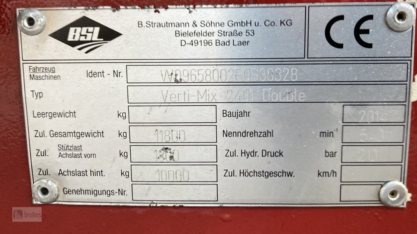 Futtermischwagen van het type Strautmann Verti-Mix 2401 Double, Gebrauchtmaschine in Karstädt (Foto 19)