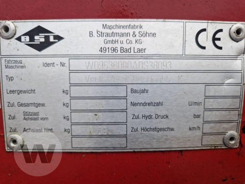 Futtermischwagen Türe ait Strautmann Verti-Mix Double 1500 K, Gebrauchtmaschine içinde Börm (resim 2)