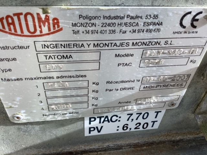 Futtermischwagen tip Tatoma 16M3, Gebrauchtmaschine in les hayons (Poză 8)