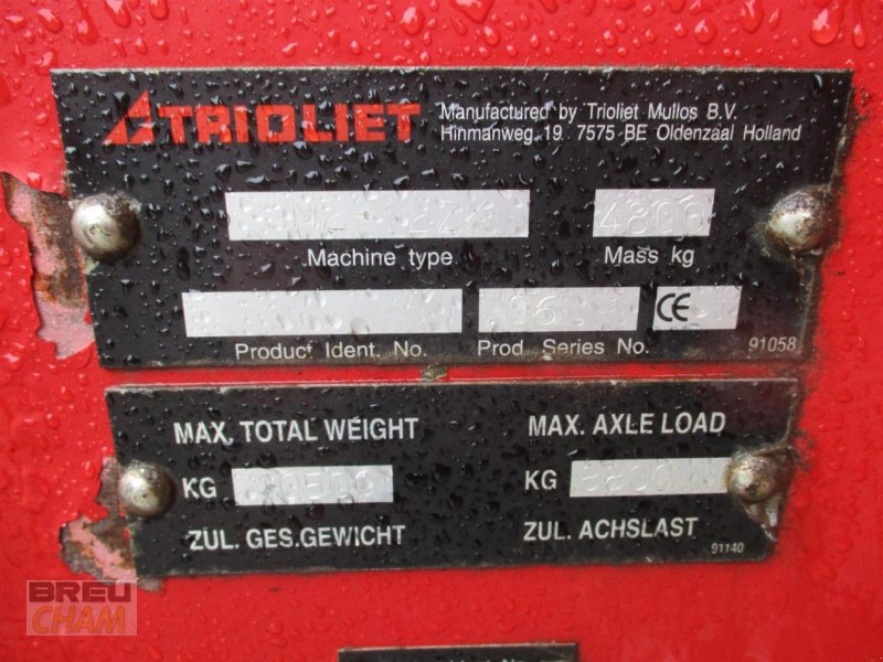 Futtermischwagen tip Trioliet 2-1200, Gebrauchtmaschine in Cham