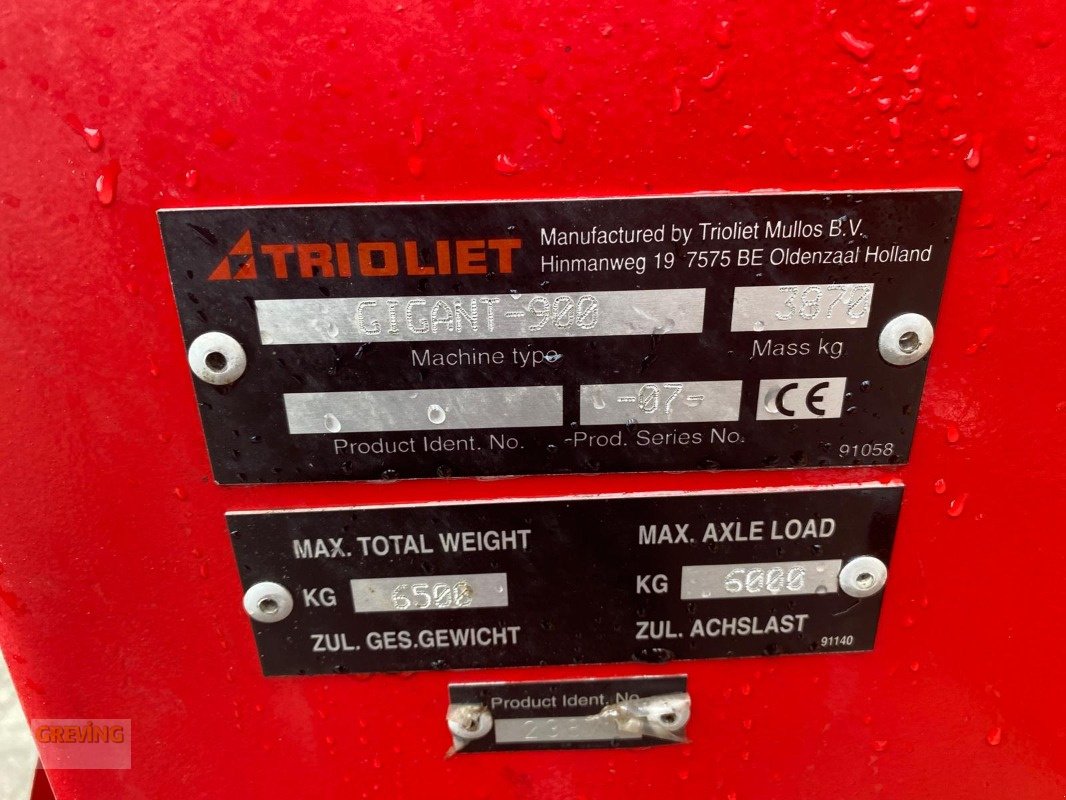 Futtermischwagen Türe ait Trioliet Gigant 900, Gebrauchtmaschine içinde Ahaus (resim 15)
