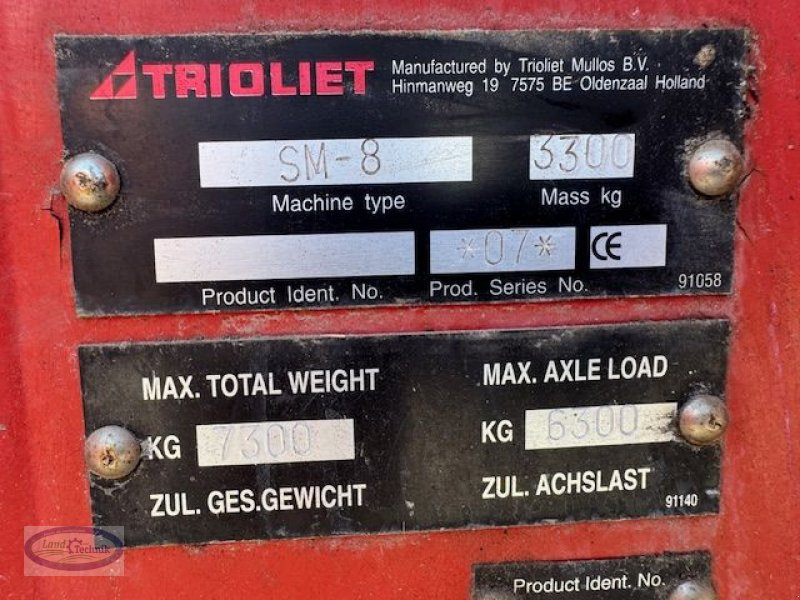 Futtermischwagen du type Trioliet Silomix SM 800, Gebrauchtmaschine en Münzkirchen (Photo 10)