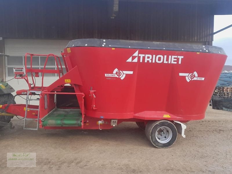 Futtermischwagen tip Trioliet Solomix 2-1500 mit Aufsatz auf 17 m³/Mischwagen, Gebrauchtmaschine in Gerstetten