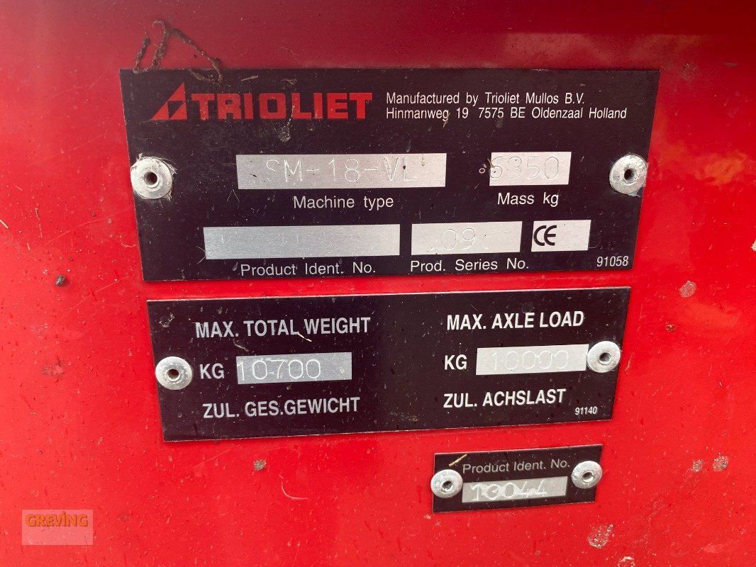 Futtermischwagen del tipo Trioliet Solomix 2-1800, Gebrauchtmaschine en Ahaus (Imagen 12)