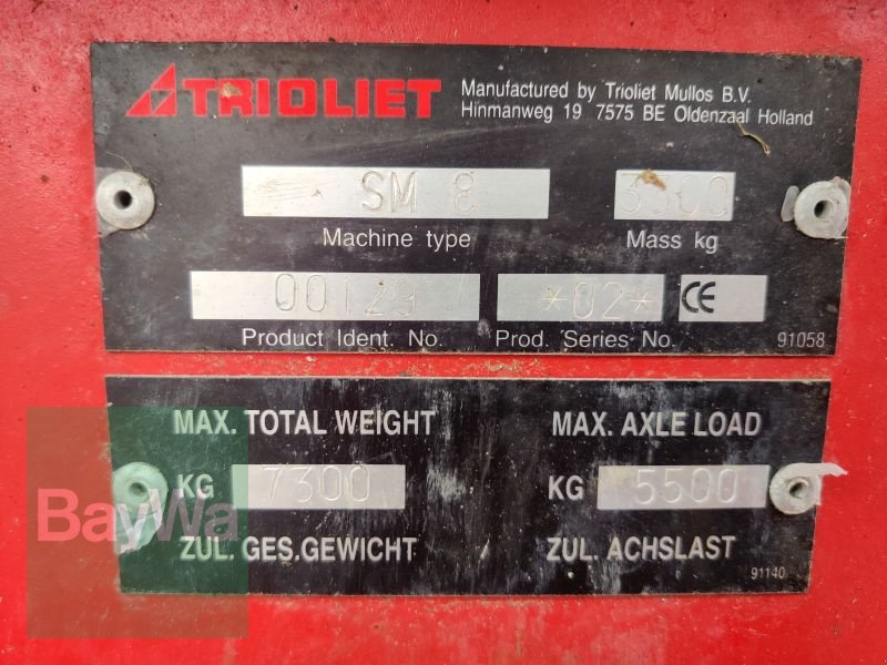 Futtermischwagen от тип Trioliet SOLOMIX 800, Gebrauchtmaschine в Wald/Roßbach (Снимка 9)