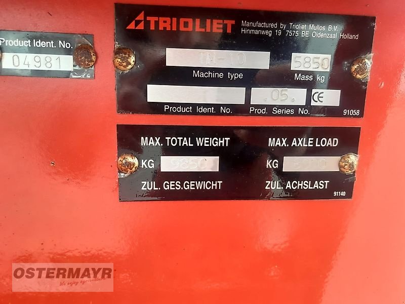 Futtermischwagen typu Trioliet TM 10, Gebrauchtmaschine v Rohr (Obrázok 7)