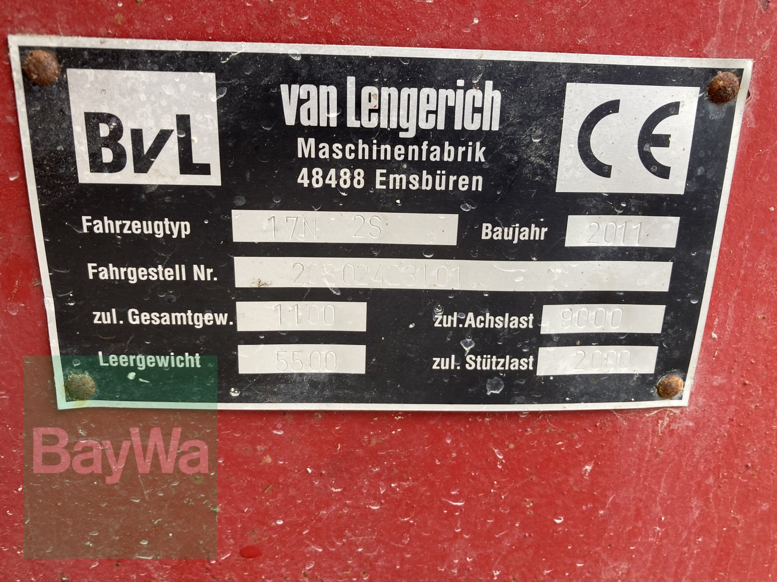 Futtermischwagen of the type van Lengerich BVL V Mix Plus 17N-2S, Gebrauchtmaschine in Dinkelsbühl (Picture 11)