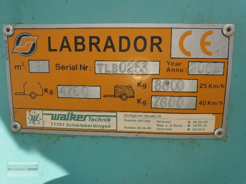 Futtermischwagen typu Walker Labrador 90, Gebrauchtmaschine w Diessen (Zdjęcie 16)