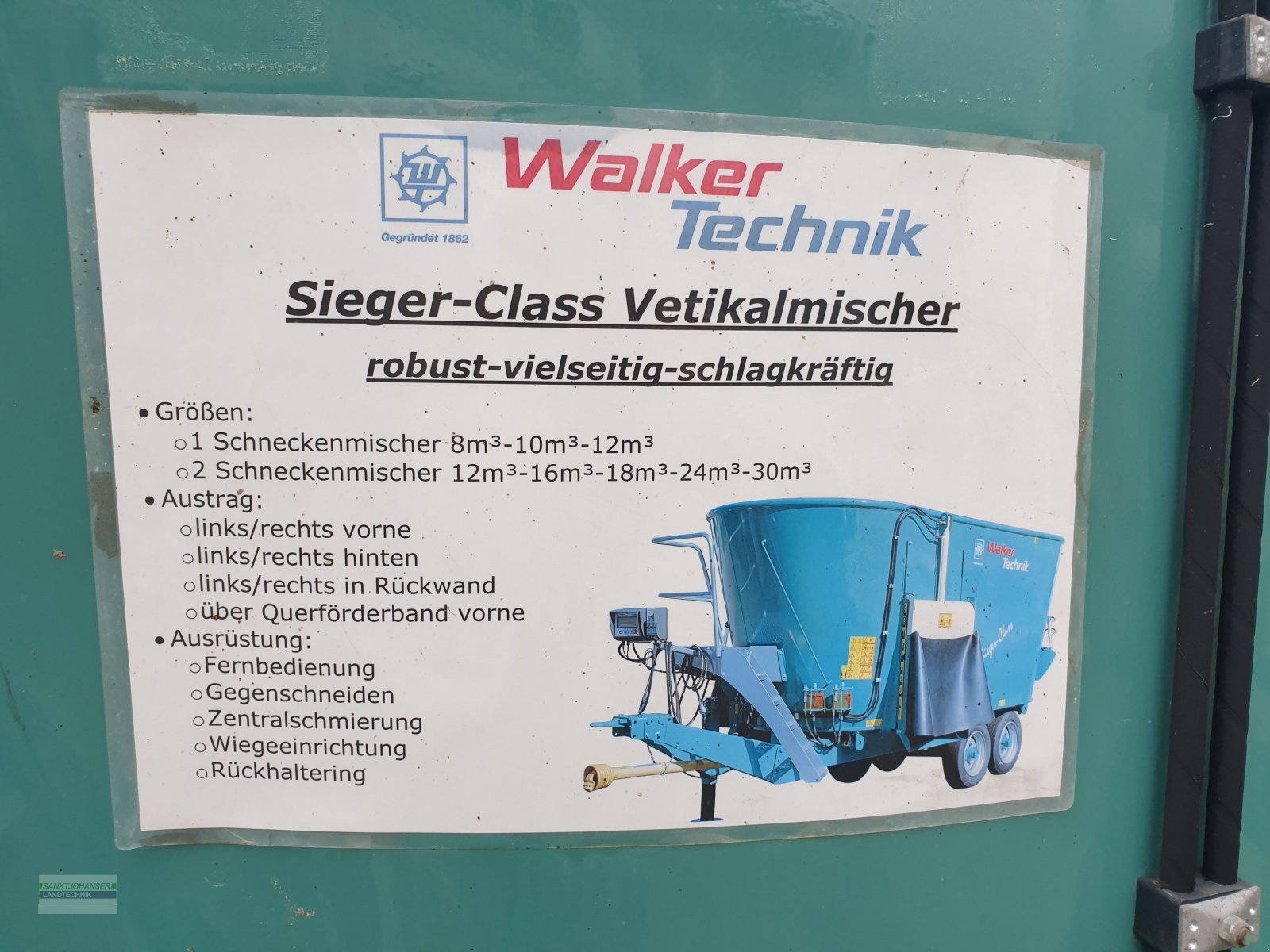 Futtermischwagen del tipo Walker Sieger-Claas SC 16 m³, Gebrauchtmaschine en Diessen (Imagen 2)