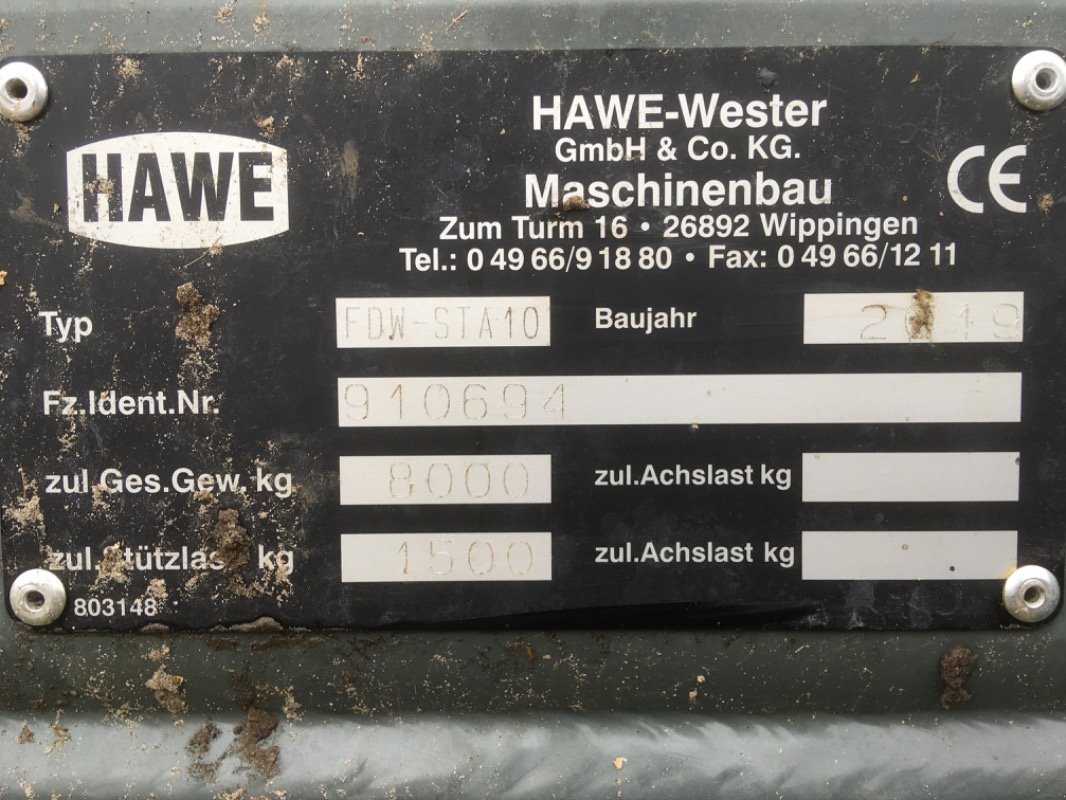 Futterverteilwagen typu Hawe FDW STA 10, Gebrauchtmaschine v Nauen (Obrázok 10)