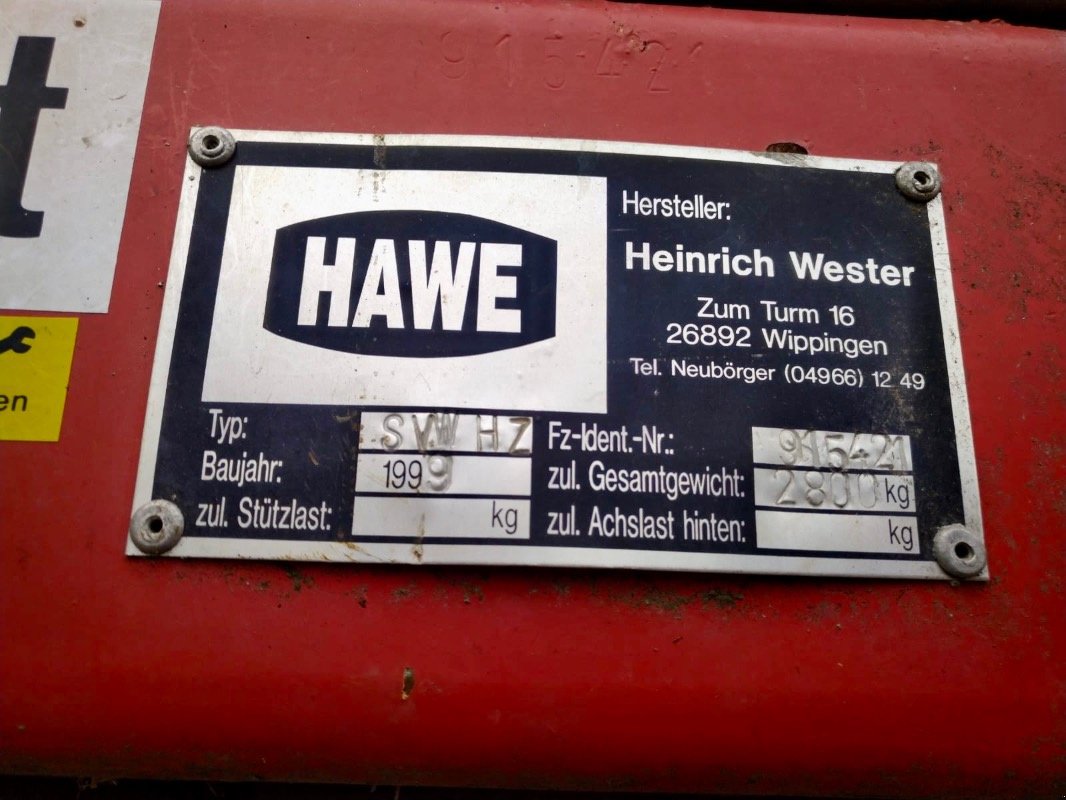 Futterverteilwagen du type Hawe SVW HZ, Gebrauchtmaschine en Liebenwalde (Photo 7)