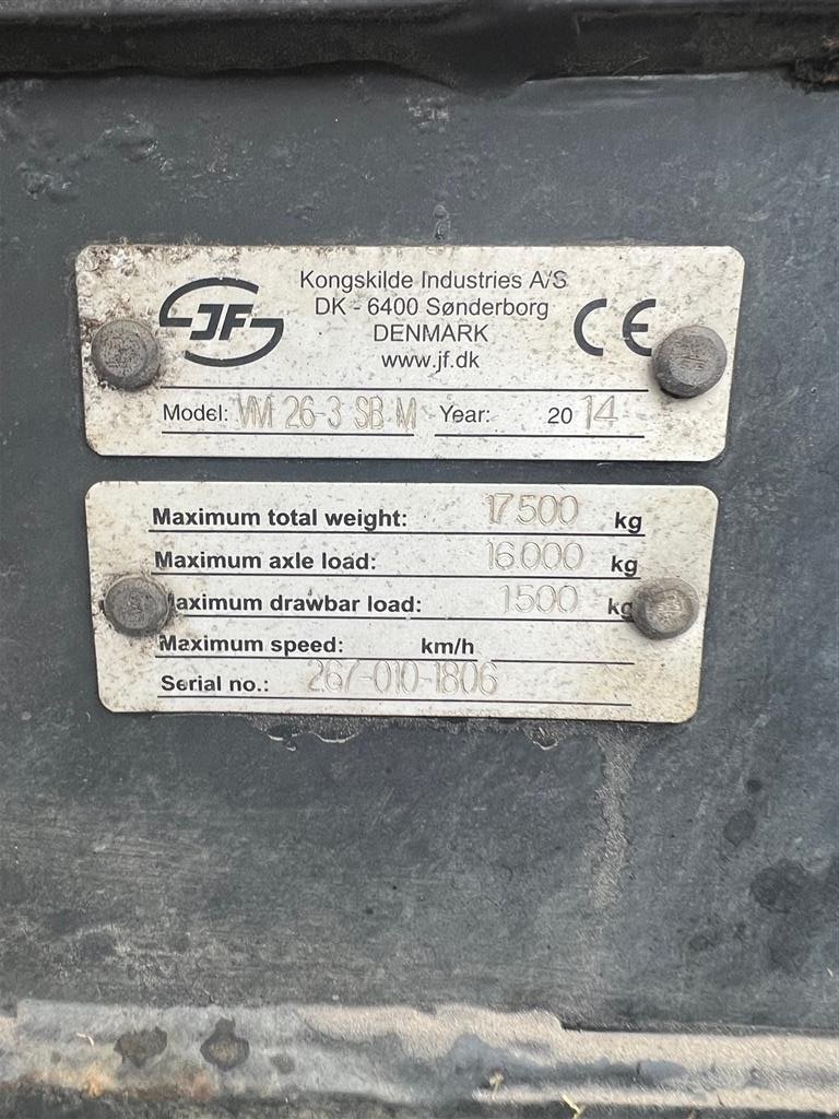 Futterverteilwagen typu JF VM 26-3 SB M, Gebrauchtmaschine v Brønderslev (Obrázok 3)