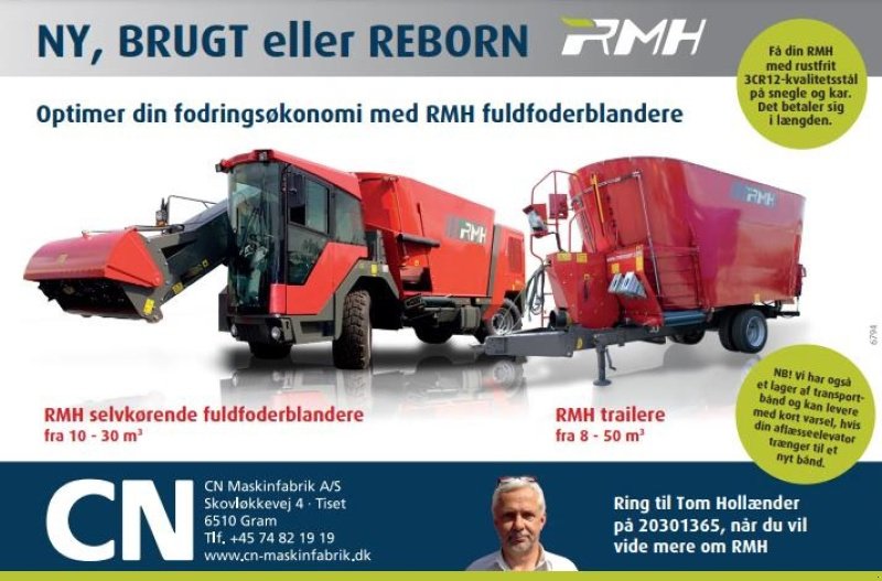 Futterverteilwagen typu RMH VS 12 På vej ind., Gebrauchtmaschine v Gram (Obrázok 2)