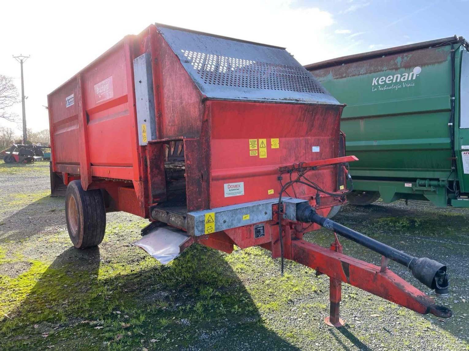 Futterverteilwagen typu Sonstige Remorque distributrice 12 M3 Brochard, Gebrauchtmaschine v SAINT CLAIR SUR ELLE (Obrázek 1)