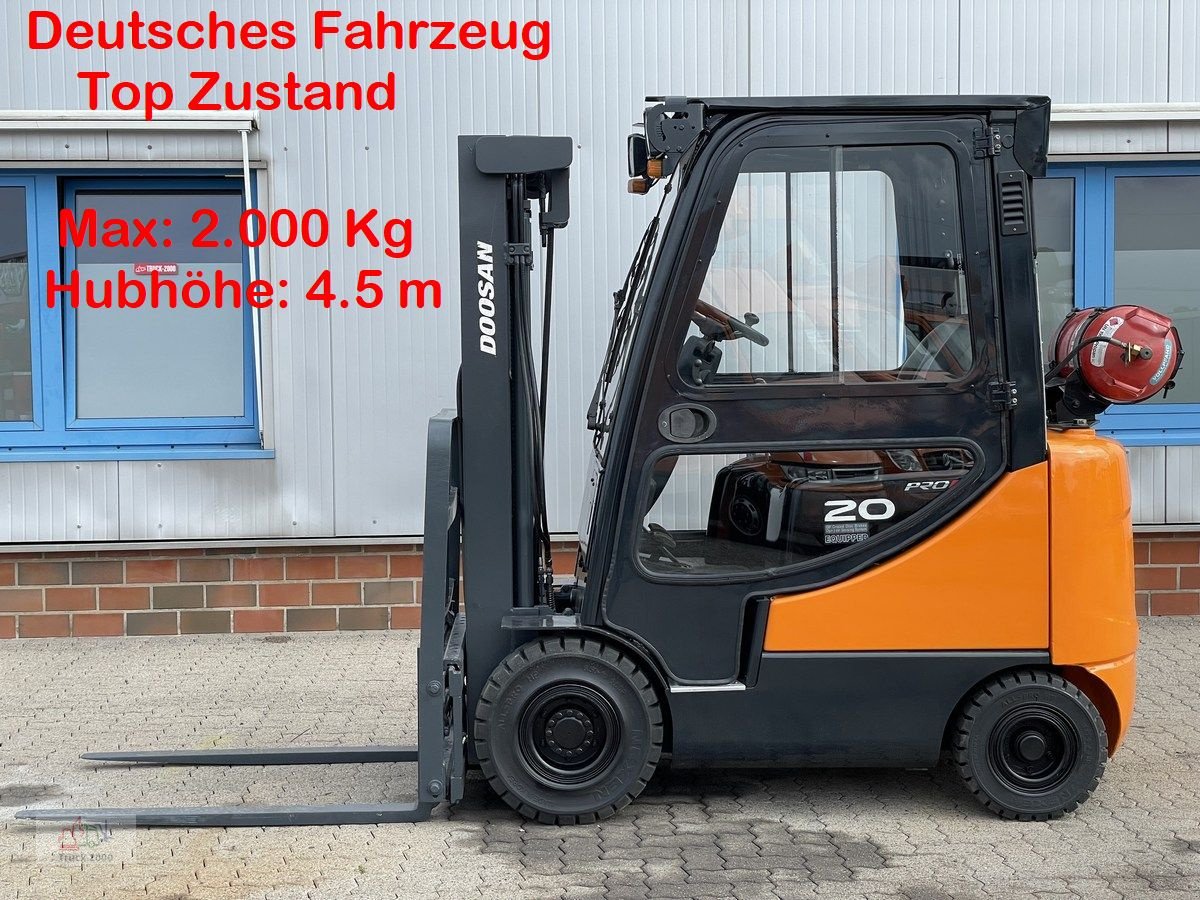 Gabelstapler del tipo Doosan G20SC-5 Hubhöhe 4.5 m 2000 Kg 4505 h Neue Reifen, Gebrauchtmaschine In Sottrum (Immagine 1)