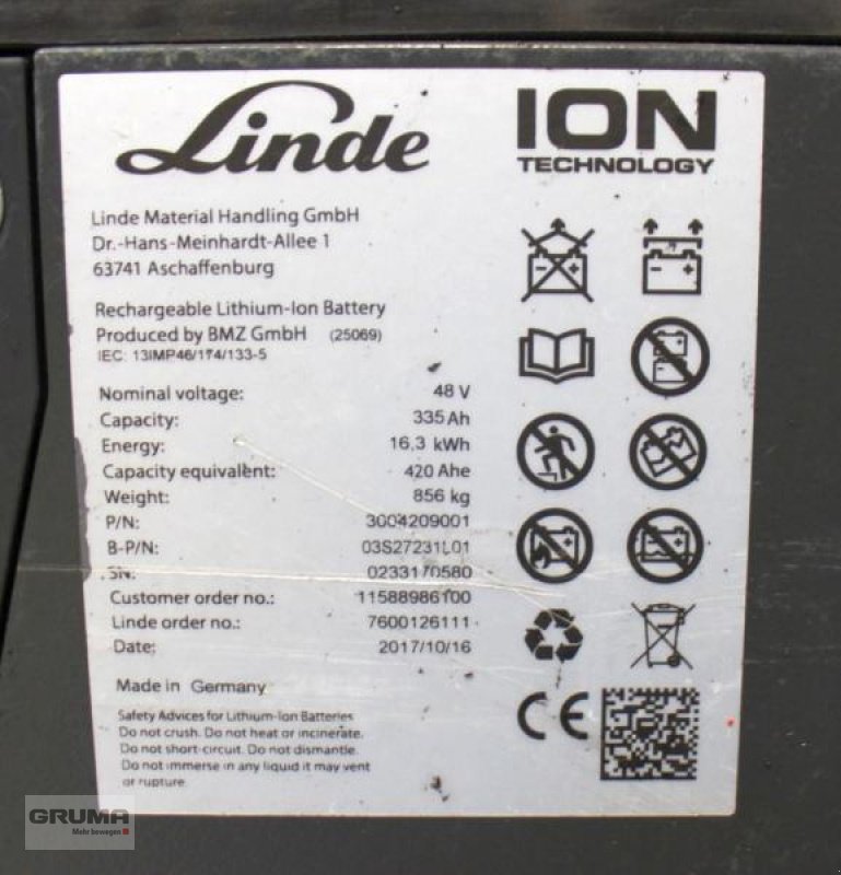 Gabelstapler του τύπου Linde E 16 ION EVO 386-02, Gebrauchtmaschine σε Friedberg-Derching (Φωτογραφία 6)