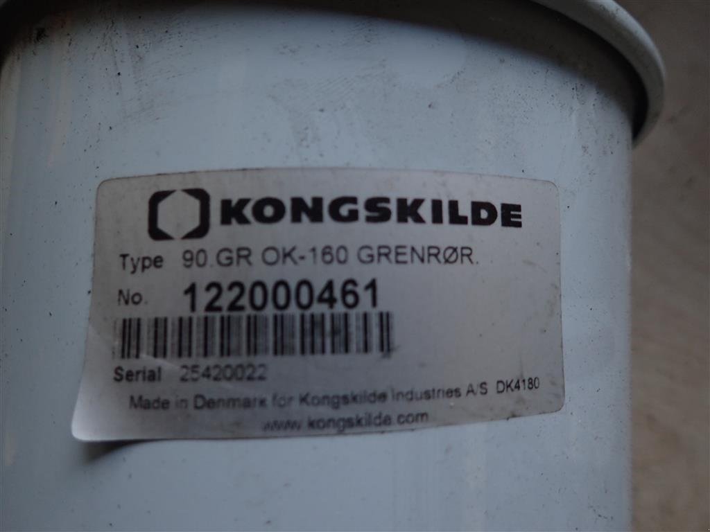 Gebläse des Typs Kongskilde OK 160 KORNRØR Grenrør 90 gr. OK-160, Gebrauchtmaschine in Egtved (Bild 2)