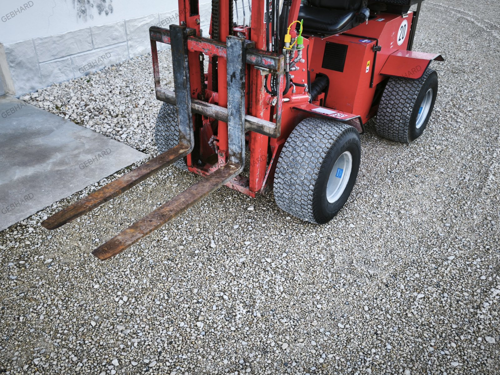 Geländestapler tipa Grünig Geländestapler mit Allrad 4W-1005 mit Kehrmaschine/Schaufel Hoflader, Gebrauchtmaschine u Großschönbrunn (Slika 8)