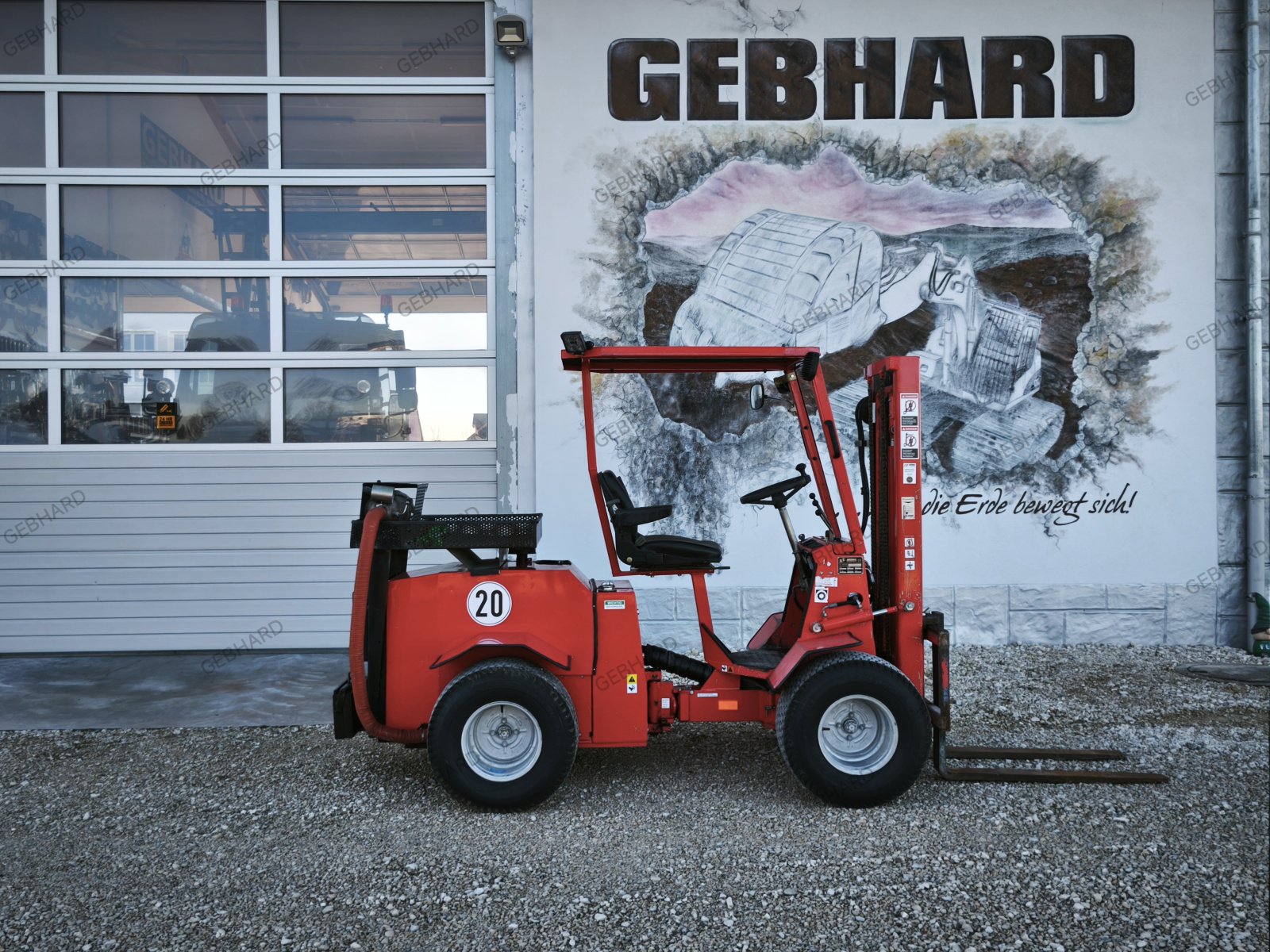 Geländestapler tipa Grünig Geländestapler mit Allrad 4W-1005 mit Kehrmaschine/Schaufel Hoflader, Gebrauchtmaschine u Großschönbrunn (Slika 23)