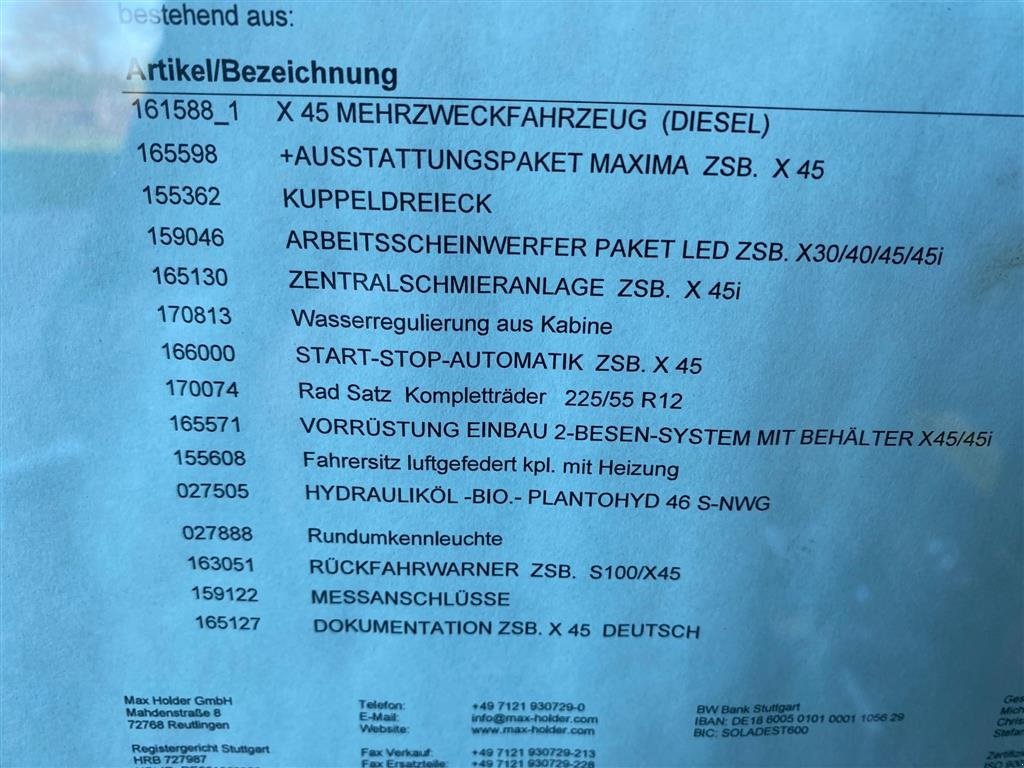 Geräteträger del tipo Holder X45 D, Gebrauchtmaschine In Kastrup (Immagine 8)