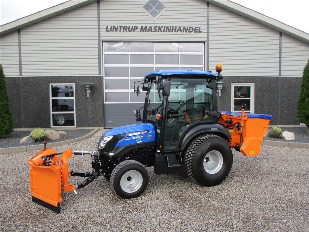 Geräteträger a típus Solis H26 HST SNOW EDITION med frontlift, front PTO, Vario SHL150 sneplov og SSP140 saltudlægger, Gebrauchtmaschine ekkor: Lintrup (Kép 1)