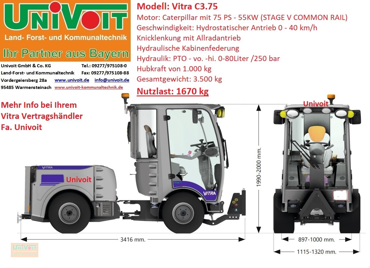 Geräteträger tip Vitra C3.75, Neumaschine in Warmensteinach (Poză 6)