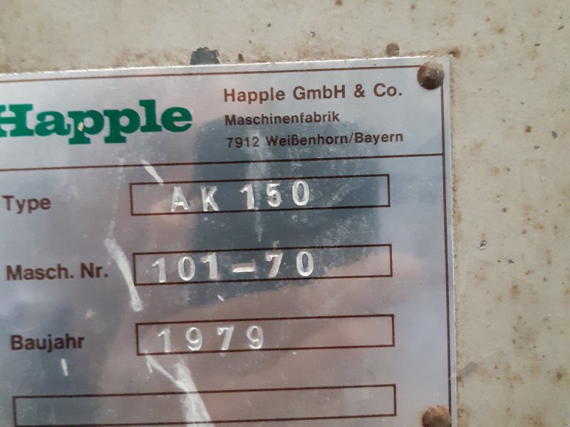 Getreidereinigung van het type Happle AK 150, Gebrauchtmaschine in Erlenbach (Foto 1)