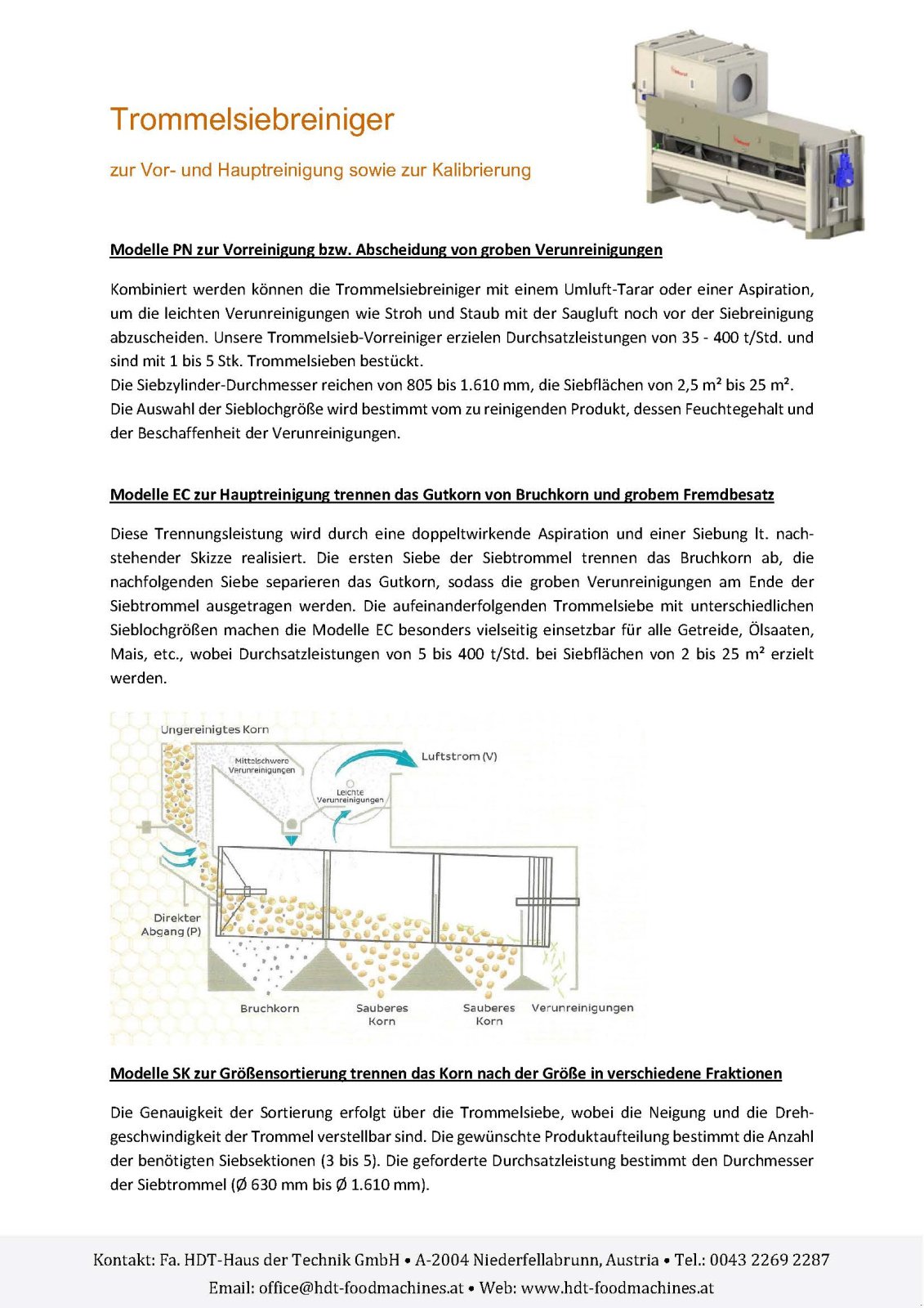 Getreidereinigung del tipo Sonstige Trommelsiebreiniger, Neumaschine en Niederfellabrunn (Imagen 2)