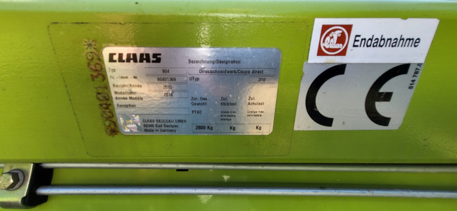 GPS Schneidwerk typu CLAAS Direct Disc 610, Gebrauchtmaschine w Sülzetal OT Altenweddingen (Zdjęcie 3)