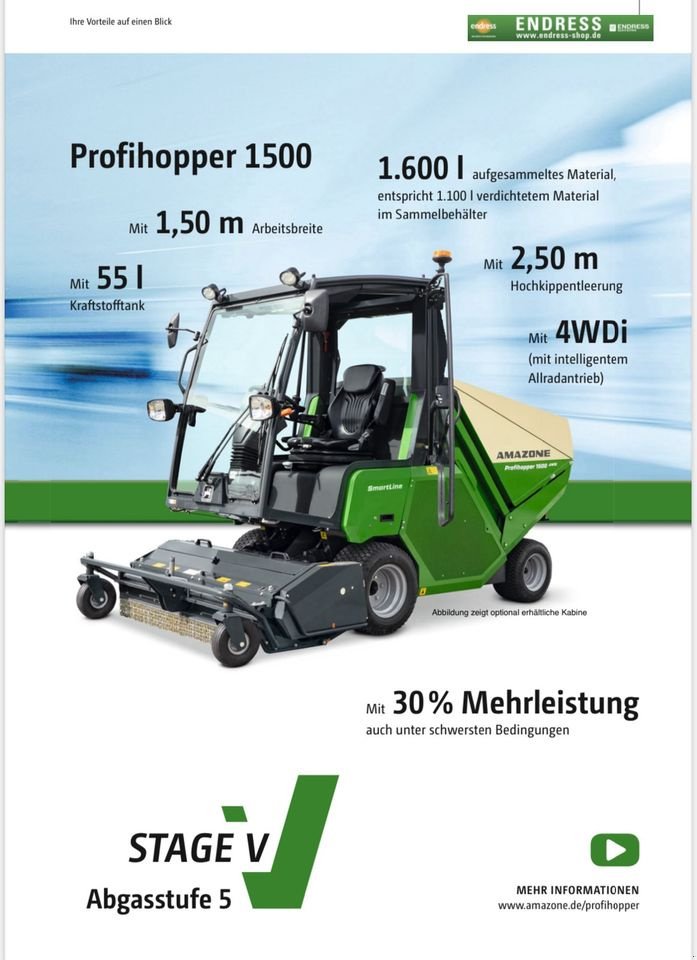 Gras- & Laubsammelcontainer типа Amazone Profihopper PH 1500, Neumaschine в Stuttgart (Фотография 1)