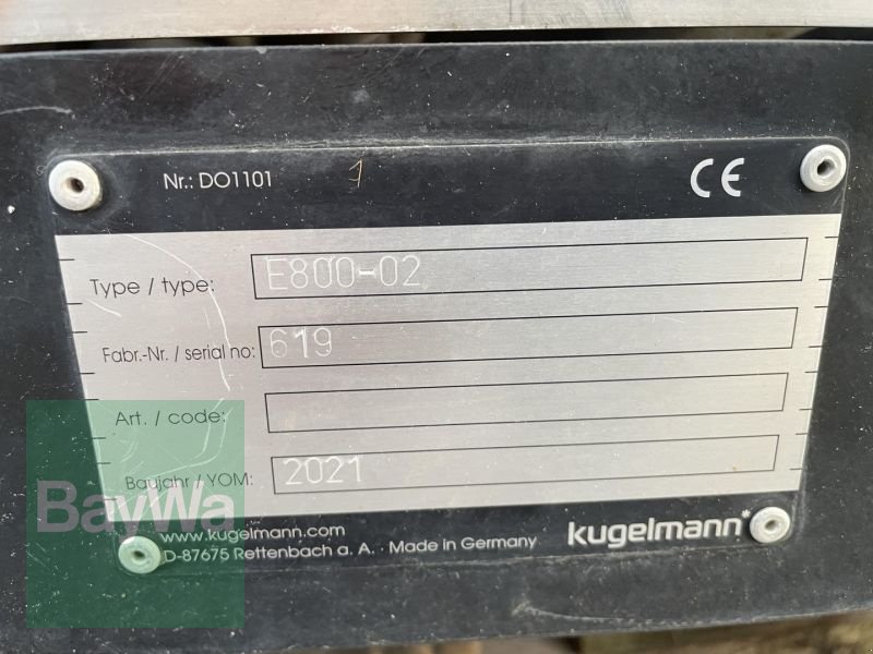 Gras- & Laubsammelcontainer des Typs Kugelmann KS 1200 BEHÄLTER, Vorführmaschine in Hof (Bild 8)