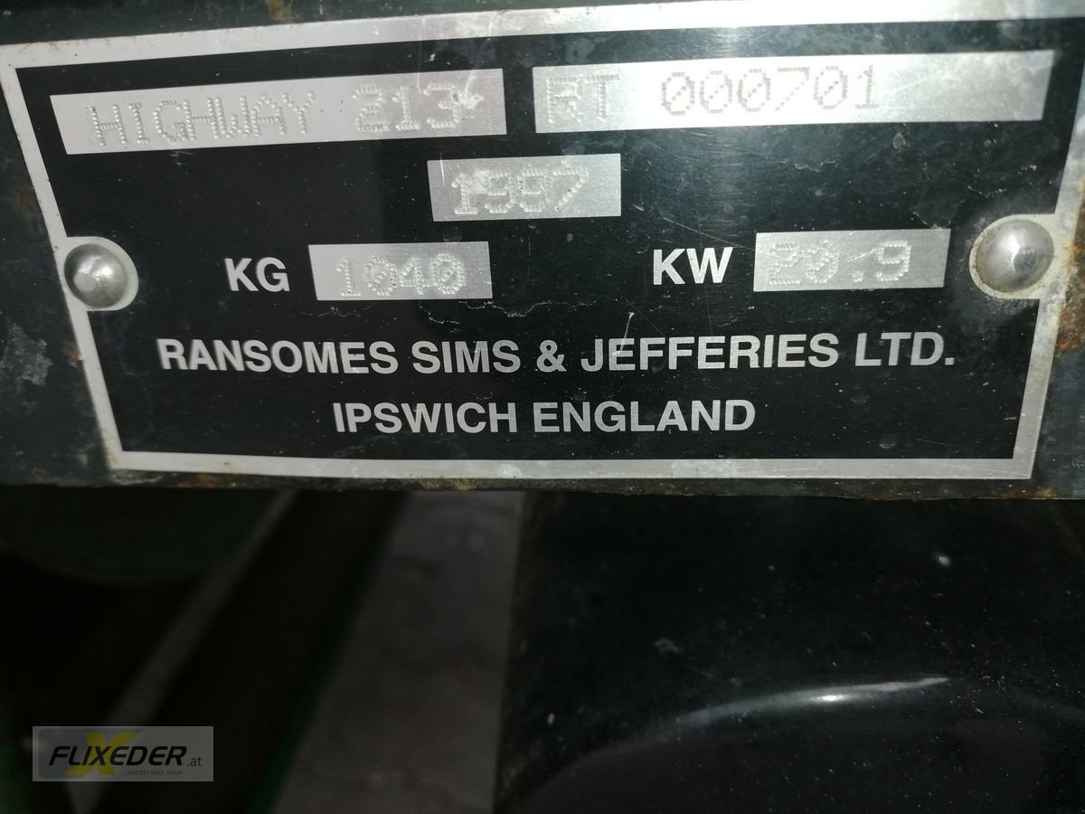 Gras- & Laubsammelcontainer del tipo Ransomes Ransomes HIGHWAY 213 Spindelmäher, Gebrauchtmaschine en Pattigham (Imagen 11)