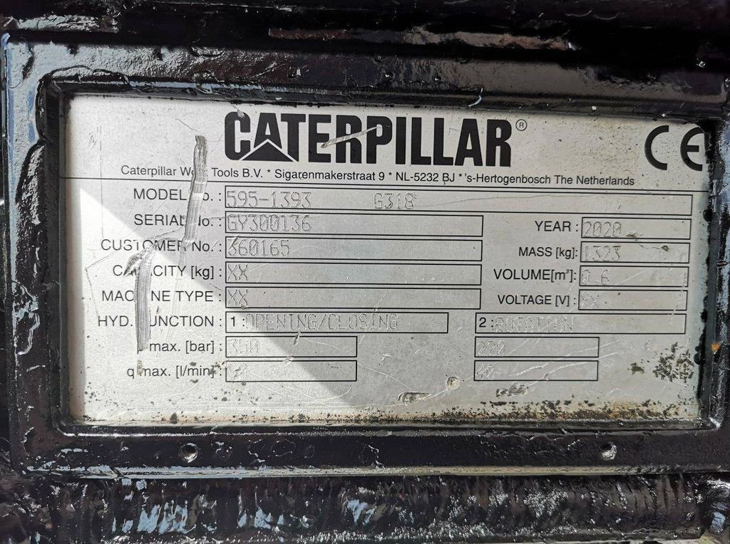 Greifer des Typs Caterpillar 595-1393, Gebrauchtmaschine in Antwerpen (Bild 11)