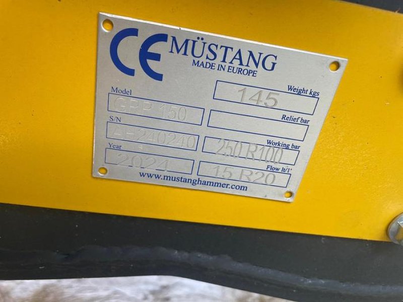 Greifer от тип Mustang GRP150 Abbruch- & Sortiergreifer, Gebrauchtmaschine в Brunn an der Wild (Снимка 5)