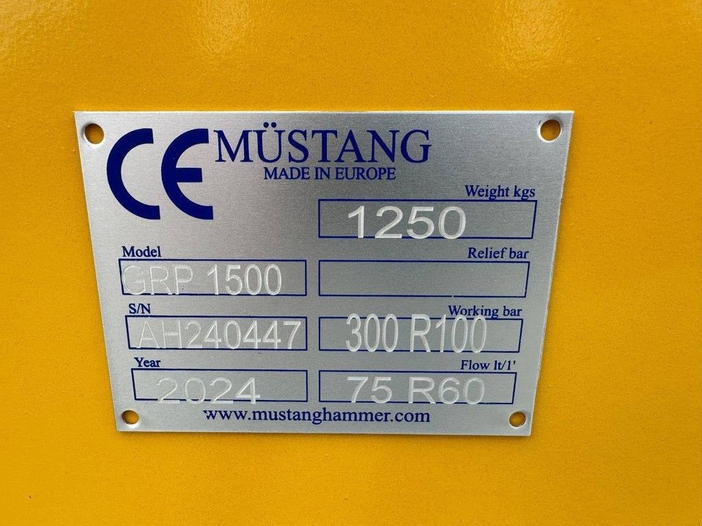 Greifer del tipo Mustang GRP1500, Neumaschine en Antwerpen (Imagen 11)