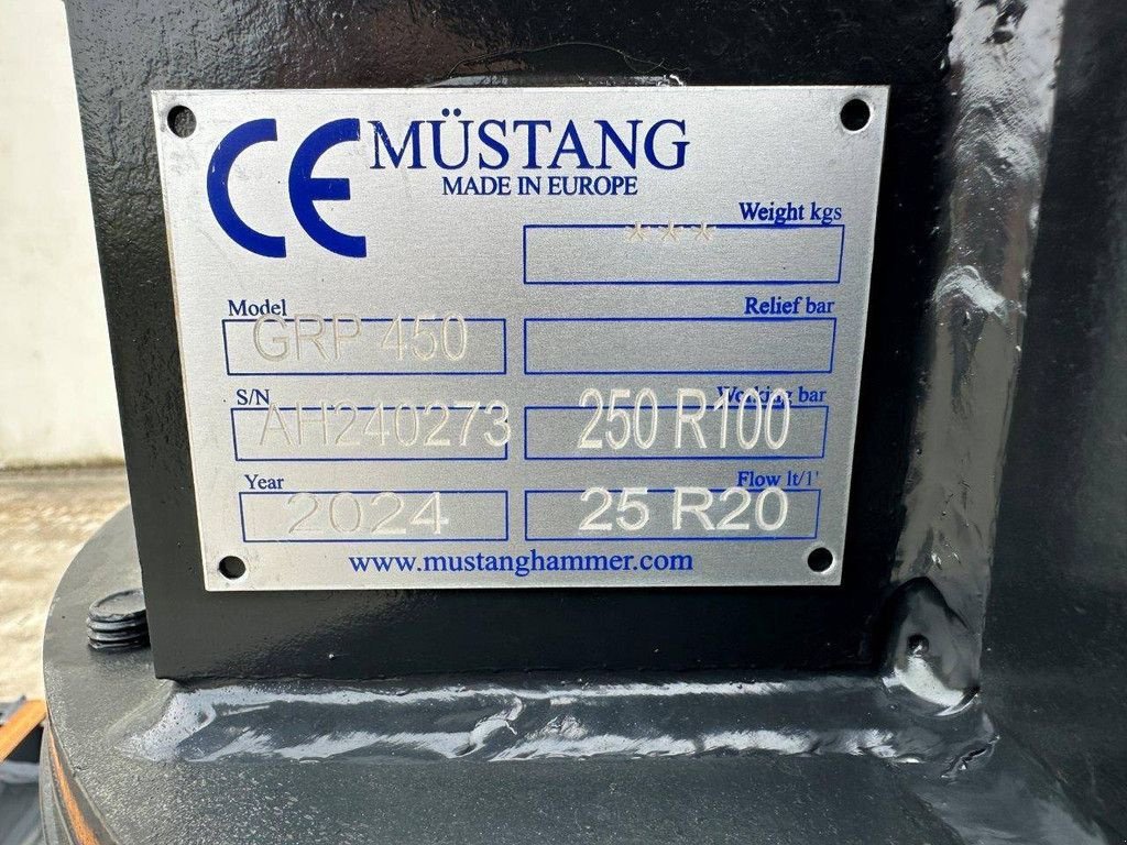 Greifer Türe ait Mustang GRP450, Neumaschine içinde Antwerpen (resim 10)