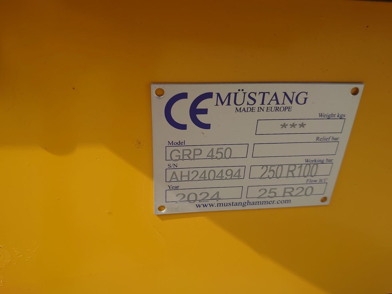 Greifer del tipo Mustang GRP450, Neumaschine en Ouddorp (Imagen 2)