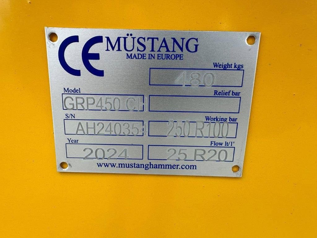 Greifer del tipo Mustang GRP450CH, Neumaschine In Antwerpen (Immagine 11)