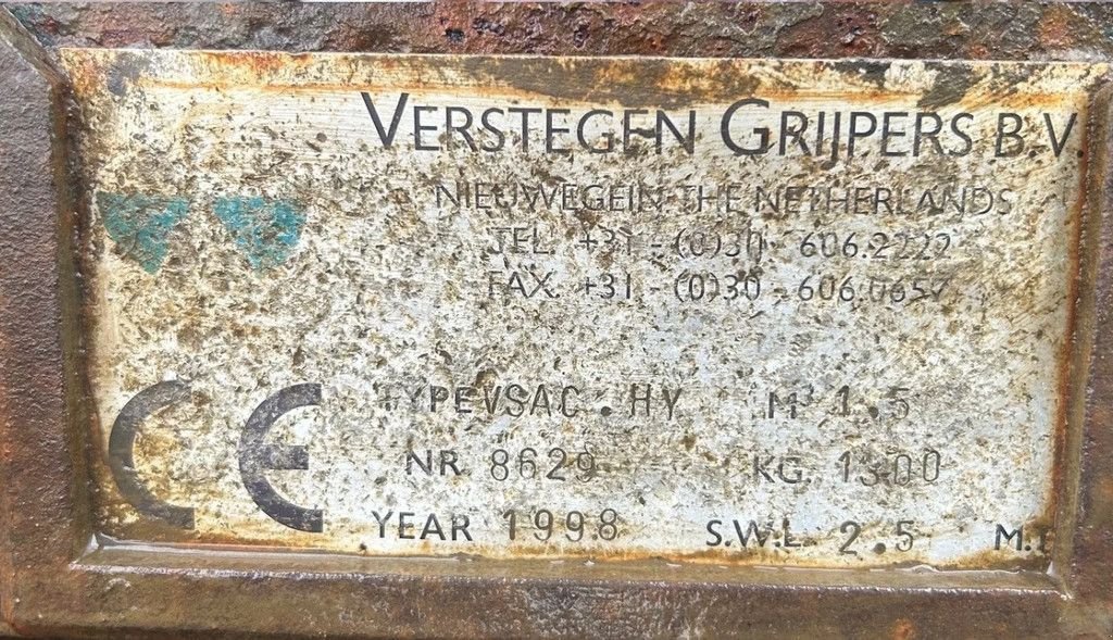 Greifer tip Sonstige Diversen VSAC.HY Verstegen Grijpers 1.5 m3, Gebrauchtmaschine in Barneveld (Poză 5)