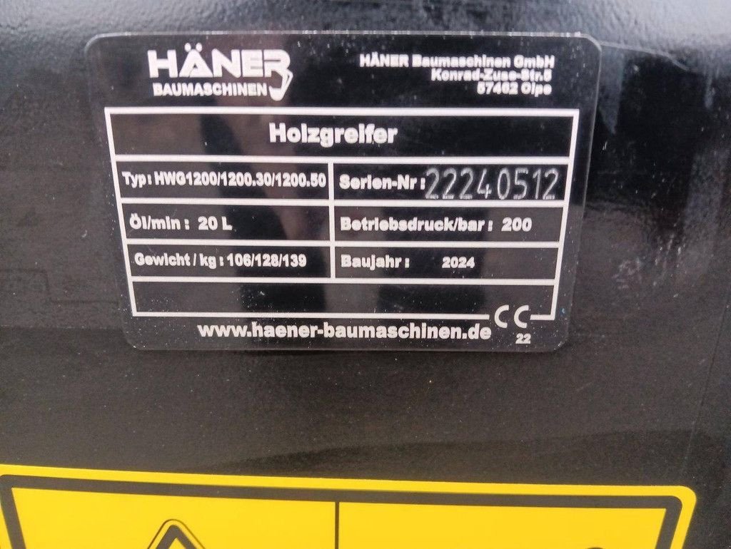 Greifer tip Sonstige Haner HWG1200, Neumaschine in Antwerpen (Poză 5)