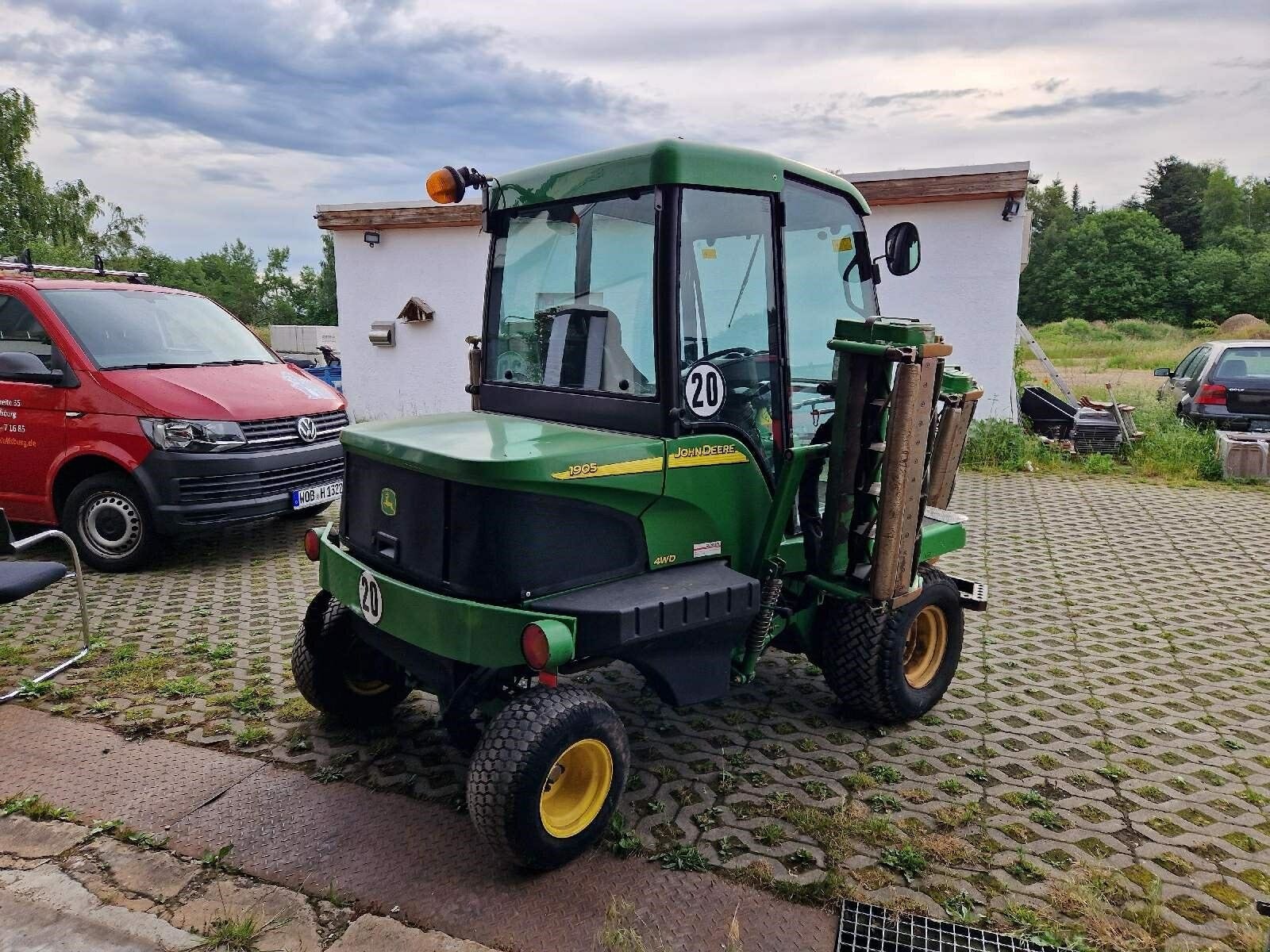 Großflächenmäher typu John Deere Roberine 1905, Gebrauchtmaschine w Wolfsburg (Zdjęcie 3)